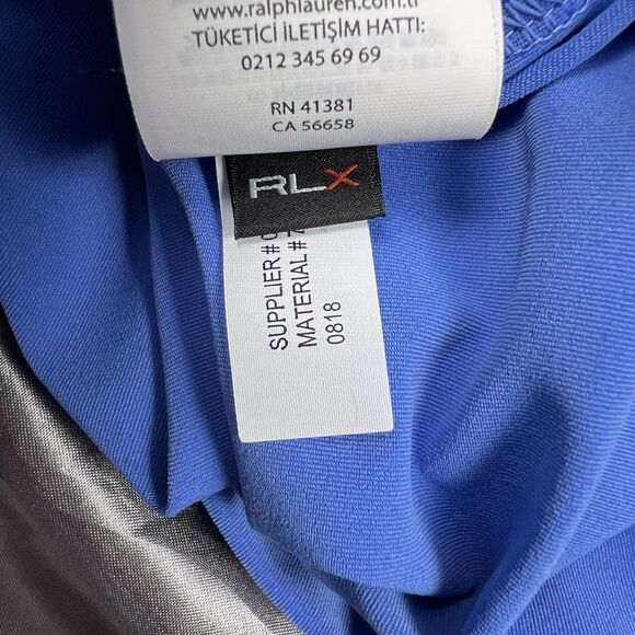 Vintage RLX Ralph Lauren 1916 Cherry Valley Club Golf Polo Women's S/P Blue Logo - Picture 13 of 17